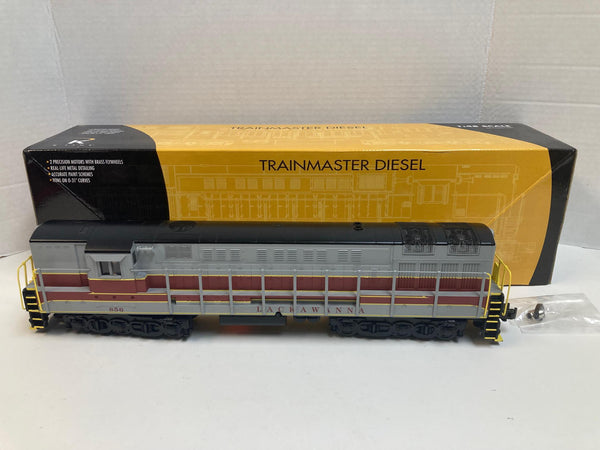 K-Line K2438‑0856CV “Lackawanna” Trainmaster #856 – O‑Gauge, Dual Motors, Brass Flywheels,