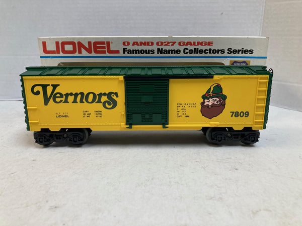 Lionel 6-7809 Vernors Boxcar LNIB O Gauge Collectible Advertising Car