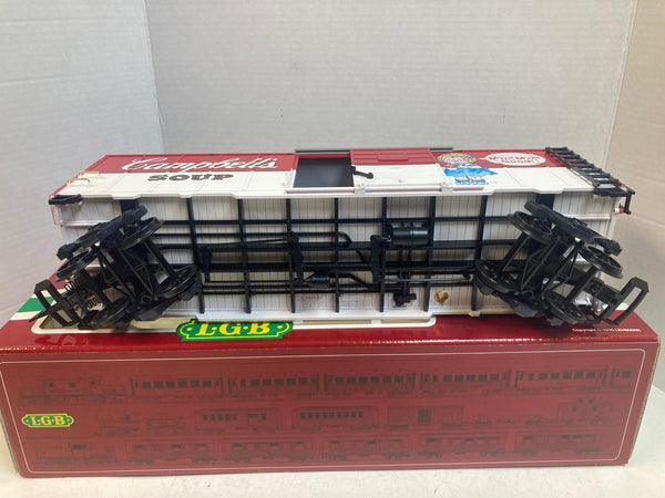 LGB 41911 Campbell’s Soup Boxcar – G-Scale, LNIB