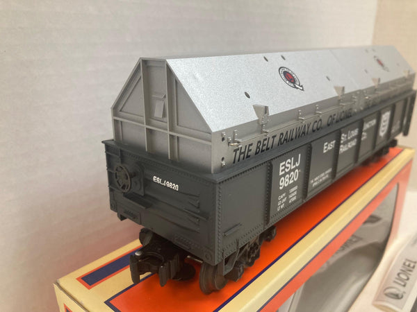 Lionel 6-26913 E. St. Louis Gondola w/ Coil Covers – O Gauge – Pre-Owned Very Good