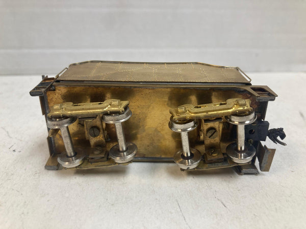 HO Scale Brass (Slope Back) Small Steam Tender - 8-Wheel (4-Axle) - Clear Vision Style - Japan