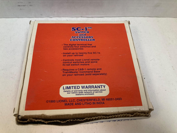Lionel SC-1 Switch & Accessory Controller TMCC TrainMaster w/Box & Manual