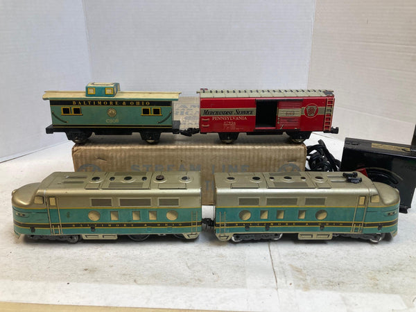 Vintage Marx B&O Diesel Train Set | Sears Allstate Boxed | Excellent Condition