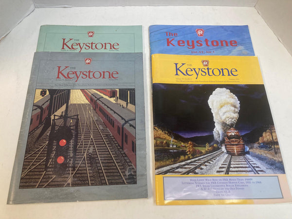 The Keystone Magazine Lot of 6 Issues – 1985–2011 – Pennsylvania Railroad Historical Society