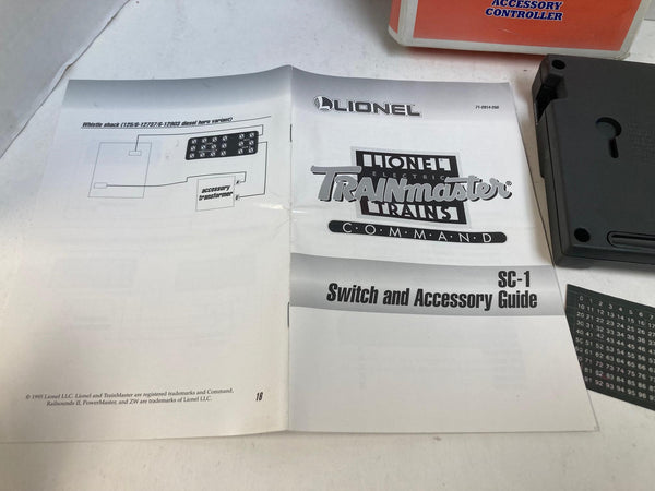 Lionel SC-1 Switch & Accessory Controller TMCC TrainMaster w/Box & Manual