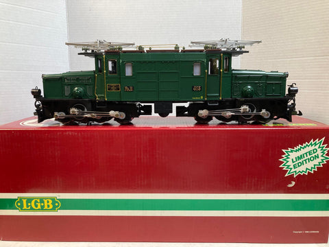 LGB 2140 RhB Crocodile Electric Locomotive — Runs Great, Very Good Condition w/ Minor Scuff