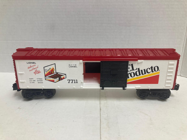 Lionel Tobacco Railroad El Producto Box Car # 7711 (6-7711) "NO BOX" O Scale