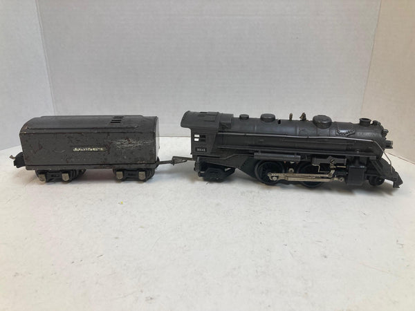 Vintage Lionel Pre-War 1664E Silver Steam Locomotive w/ 2689W Tender – O Gauge 1938–42