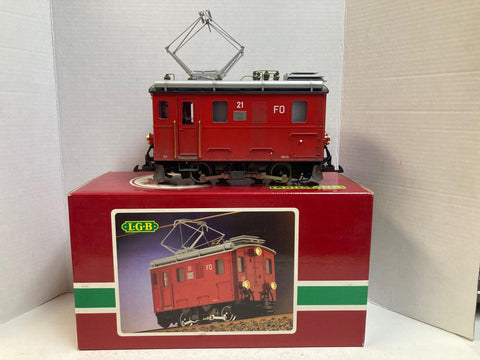 LGB 2046 Electric Locomotive G Scale – Lightly Weathered, Excellent Condition, Box Included