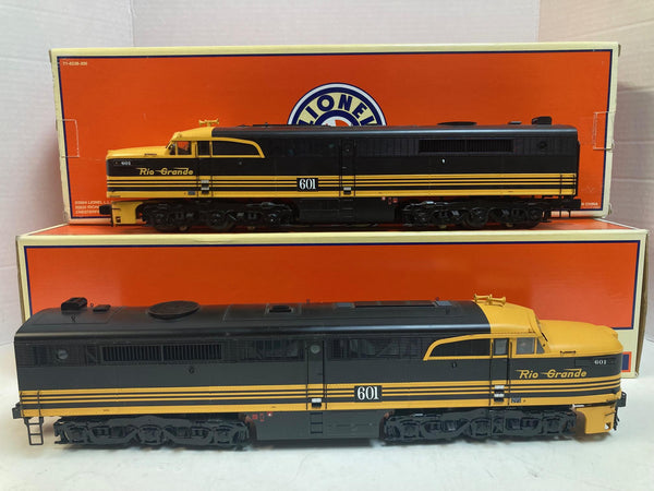 Lionel D&RG Alco PA A-A Diesel Set 6-24501 Powered & 6-24502 Dummy – O Gauge – C8 w/ Box