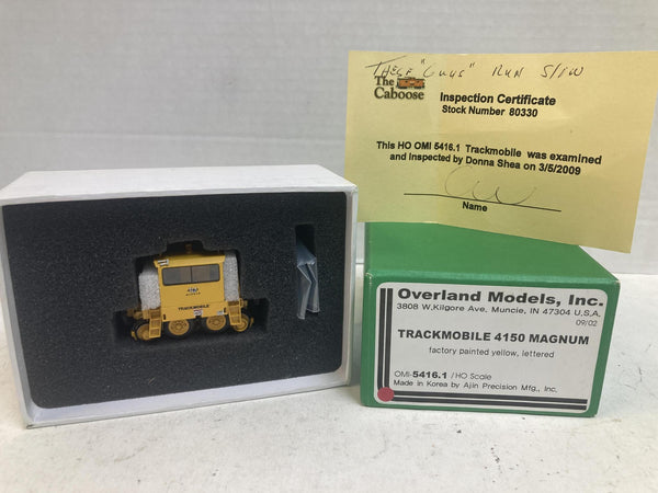 Overland Models, Inc. HO Scale Trackmobile 4150 Magnum (OMI-5416.1)