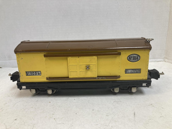 Prewar Lionel Lines No. 814 Automobile / Furniture Boxcar