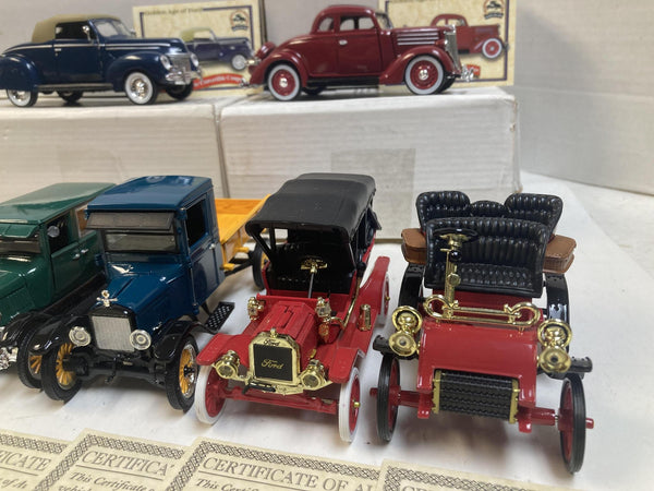 National Motor Museum Mint 1:32 Scale Diecast Collection – "History of Ford" 11-Car Lot (1903–1939)