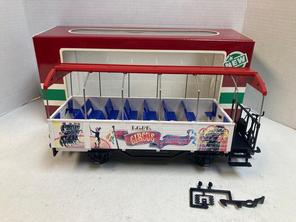 LGB 3125 Circus & Menagerie Passenger Car – G Scale – Pre-Owned Very Good Condition