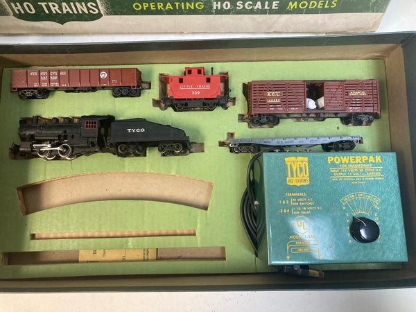 Vintage Tyco HO Train Set No. T-1003 - Switcher Runs Great! Boxed