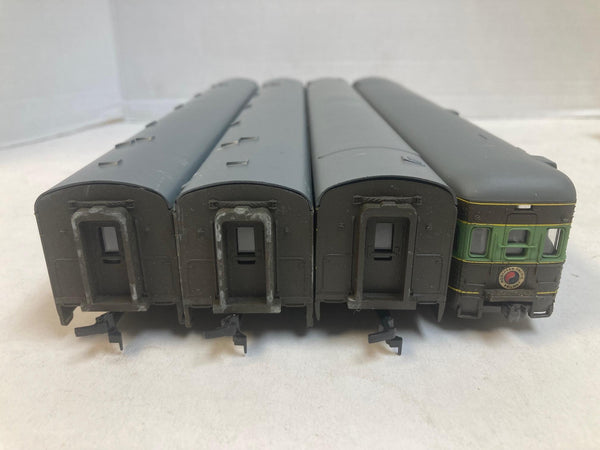 AHM Rivarossi HO Northern Pacific Passenger Car Lot (4) - x3 Sleepers, Observation