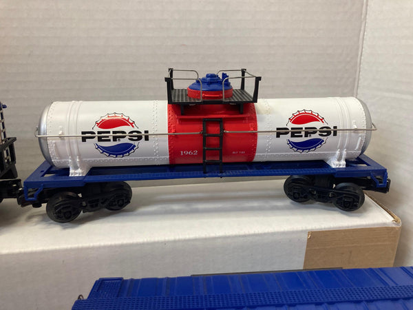 K-Line O Gauge Pepsi Alco Switcher w/ Cars and Caboose Set  (#1993, 1951, 1973, 1962,1898)