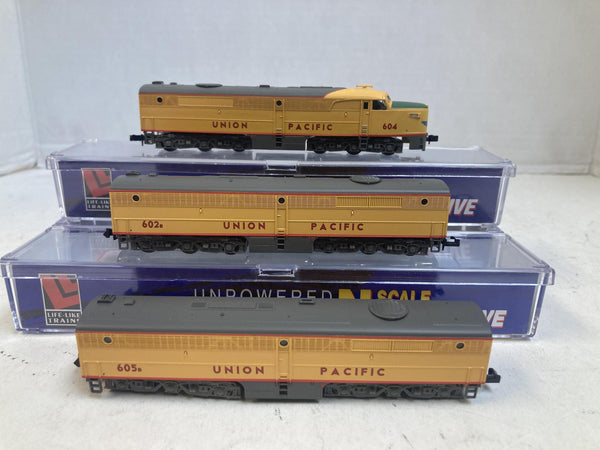Life-Like N Scale ALCO PA-PB-PB Set — Union Pacific (3-Car Consist)