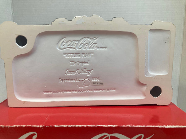 Department 56 Snow Village Coca-Cola Bottling Plant #5469-0 – Very Good Condition, Lighted Building w/ Box