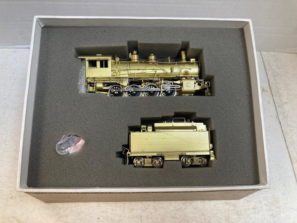 Sunset Models HO Brass AT&SF Santa Fe 0-8-0 "825" Class Steam Loco & Tender EX
