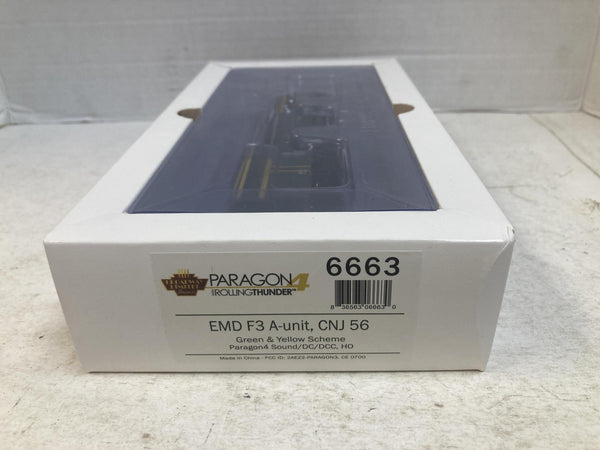 BLI 6663 Paragon4 HO CNJ EMD F3 A-Unit #56 Sound DC DCC Rolling Thunder Boxed