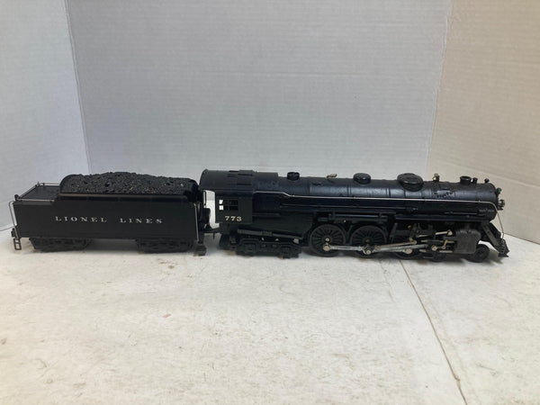 Vintage 1950 Lionel 773 Hudson Steam Loco - Re-lettered - w/ 2426W Tender