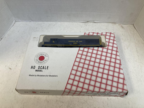 Stewart Hobbies 7000 HO Scale GE U25B Diesel Locomotive C&O Chesapeake & Ohio