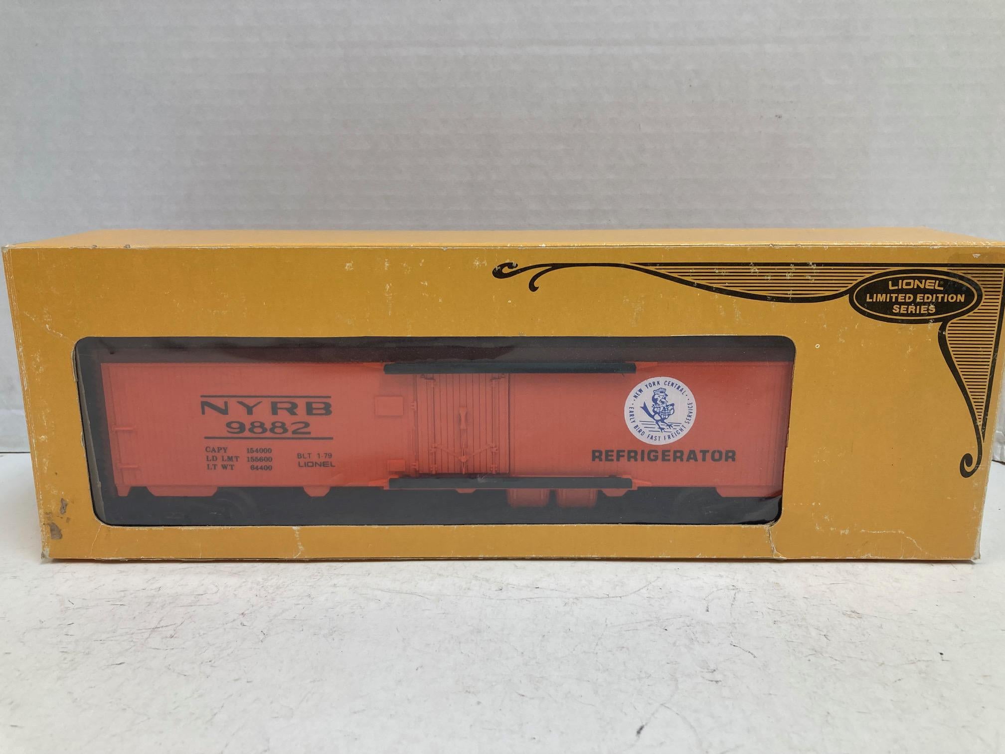 Lionel 6-9882 New York Central Reefer – O Gauge – Pre-Owned Very Good Condition