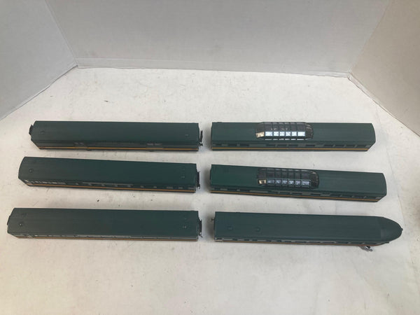 COMPLETE Lot of 6 Athearn Blue Box HO Northern Pacific Passenger Cars - 2 Kits + 4 Built