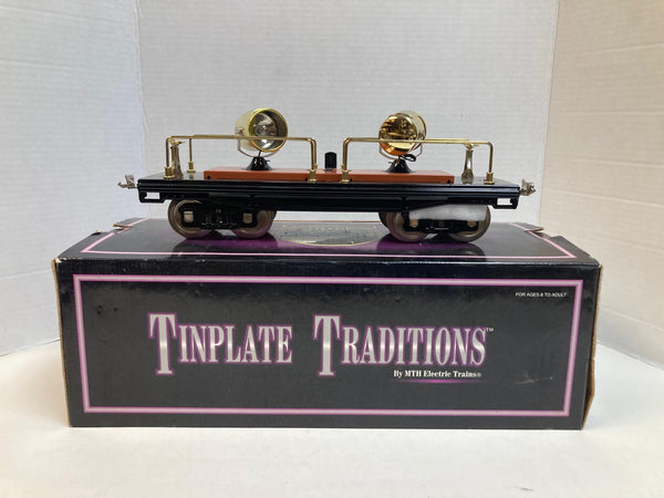 MTH Tinplate Traditions No. 220 Searchlight Car 10-1075 – NOS