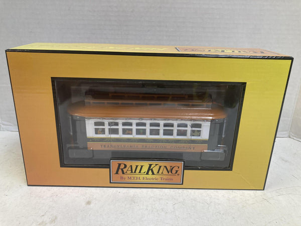 MTH RailKing O Gauge Halloween Transylvania Traction Company Trolley 30-5243