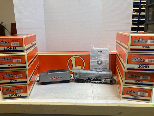 Lionel Limited Edition Monopoly PEWTER HUDSON Steam Set | 6-52225| Test Run ONLY