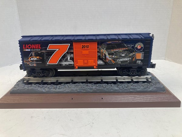 K-Line K6300-05 NASCAR #7 Display Boxcar – O Gauge Collectible – Die-Cast Model