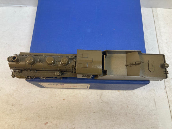 ALCO Models HO Scale Brass U.S.R.A. 0-6-0 Steam Locomotive & Tender