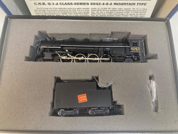 VH Scale Models HO Brass CNR 4-8-2 U-1-d Mountain #6043 - Boxed - EXCELLENT RUNNER