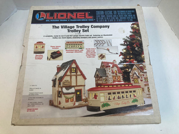Lionel Village Trolley Company Trolley Set 6-11809 – Pre-Owned Very Good Condition – Complete