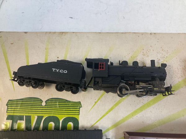 Vintage Tyco Little Trains HO Set No. T-3 - Shifter Steam Loco - Runs Great!