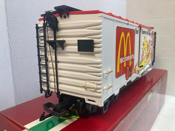 LGB 44910 McDonald’s “You Deserve a Break Today” Boxcar – G Scale, Pre-Owned Very Good Condition