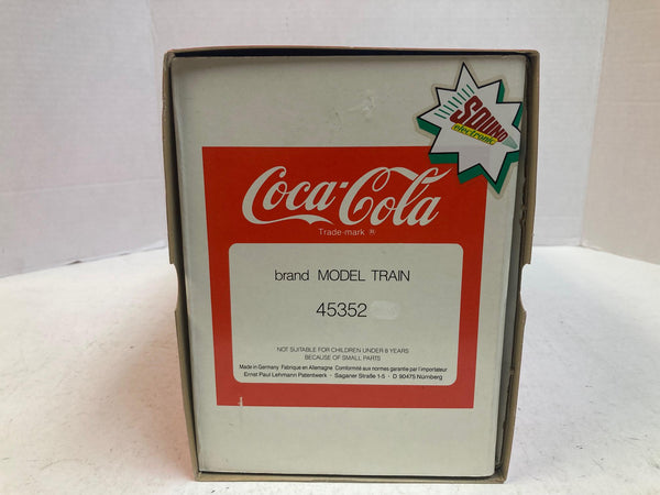 LGB Coca-Cola Sound Boxcar #45352 – G-Scale, NOS