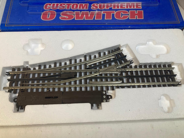 Atlas O 6070 O-54 Left Hand Remote Switch Custom Supreme Nickel Silver 3-Rail