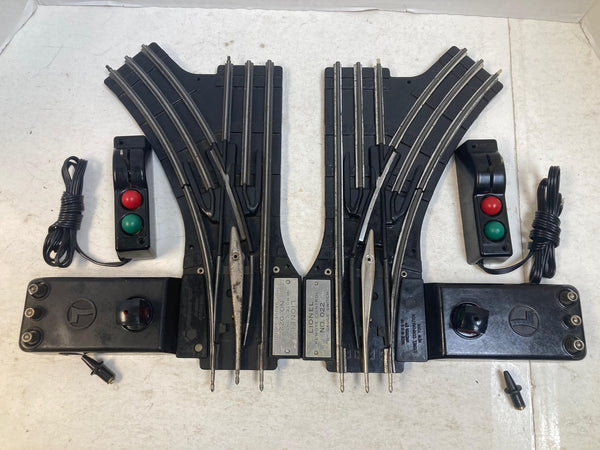 Vintage Lionel 022 Remote Control Switch Pair (Left & Right) – O Gauge – Tested & Working