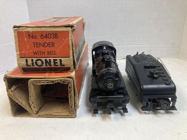 Vintage Lionel Lines #1656 0-4-0 Bell Ringer Steam Locomotive & Tender w/ Box — WORKS