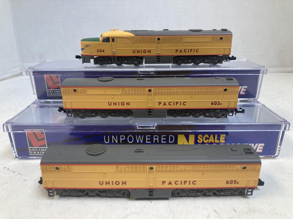 Life-Like N Scale ALCO PA-PB-PB Set — Union Pacific (3-Car Consist)