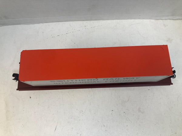 MTH Premier Southern Flat Car #140948 w/ Southern Trailer - O Scale 3-Rail