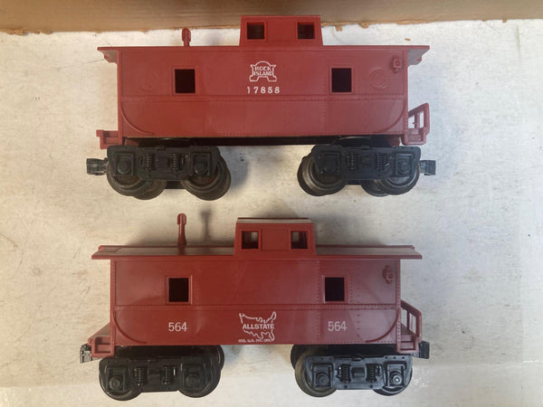 Rare Vintage Marx Allstate 09637 SEARS DOUBLE SET | 1666 Steam & RI Switcher