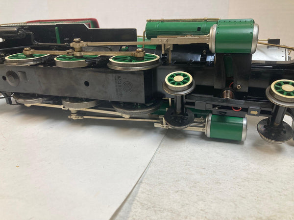 Bachmann G Gauge North Pole & Southern #12 Steam Locomotive & 2 Passenger Cars – Sounds, Smokes, and Lights