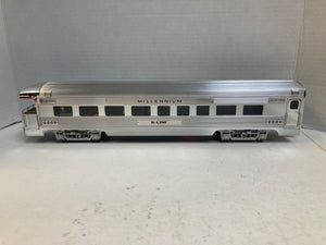 K-Line O Gauge Steel Millennium Club Car Diner-Obs Passenger #2000-2001