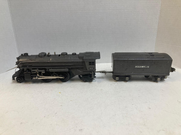 Lionel Pre-War 1664E Silver Steam Locomotive w/ Lionel Lines Tender – Tested & Running – O Gauge