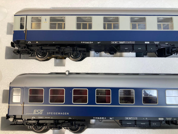 Marklin 58036 Gauge 1 ESG Passenger Car 3-Unit Set - MINT NOS