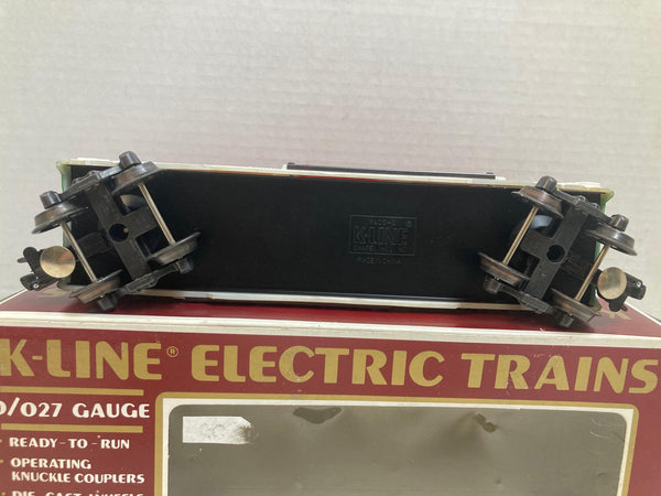K-Line K90004 KCC Christmas Box Car – O/O-27 Gauge, Die-Cast Trucks - Very Good Condition